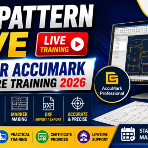 CAD Pattern Making Course 2026 Professional Garment CAD Training Batch-3